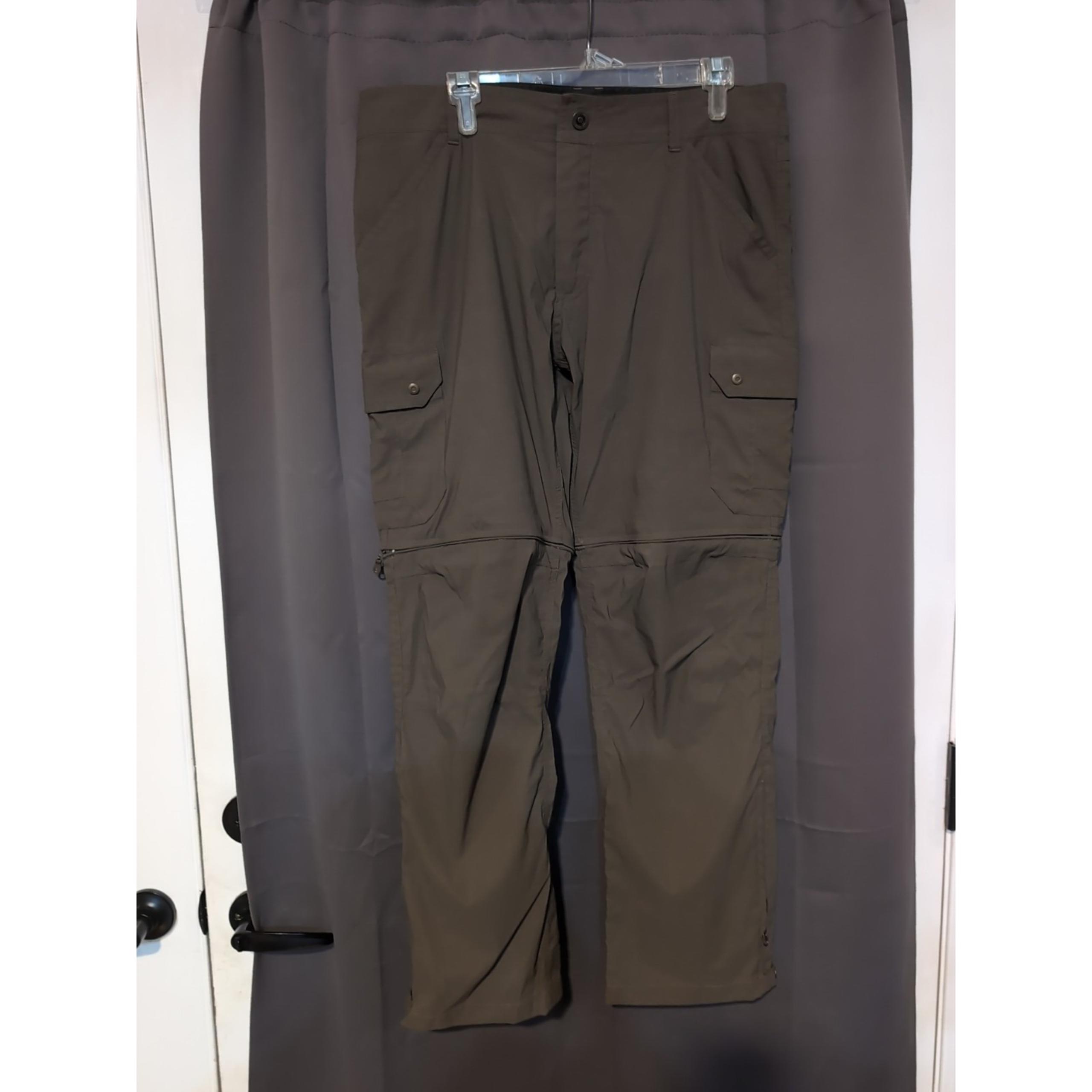Kuhl Renegade Men's Convertible Cargo Pants, Stealth Zip, 36x30, Outdoor wear