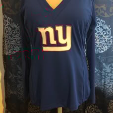 NY GIANTS Halter Top With Removable Pads