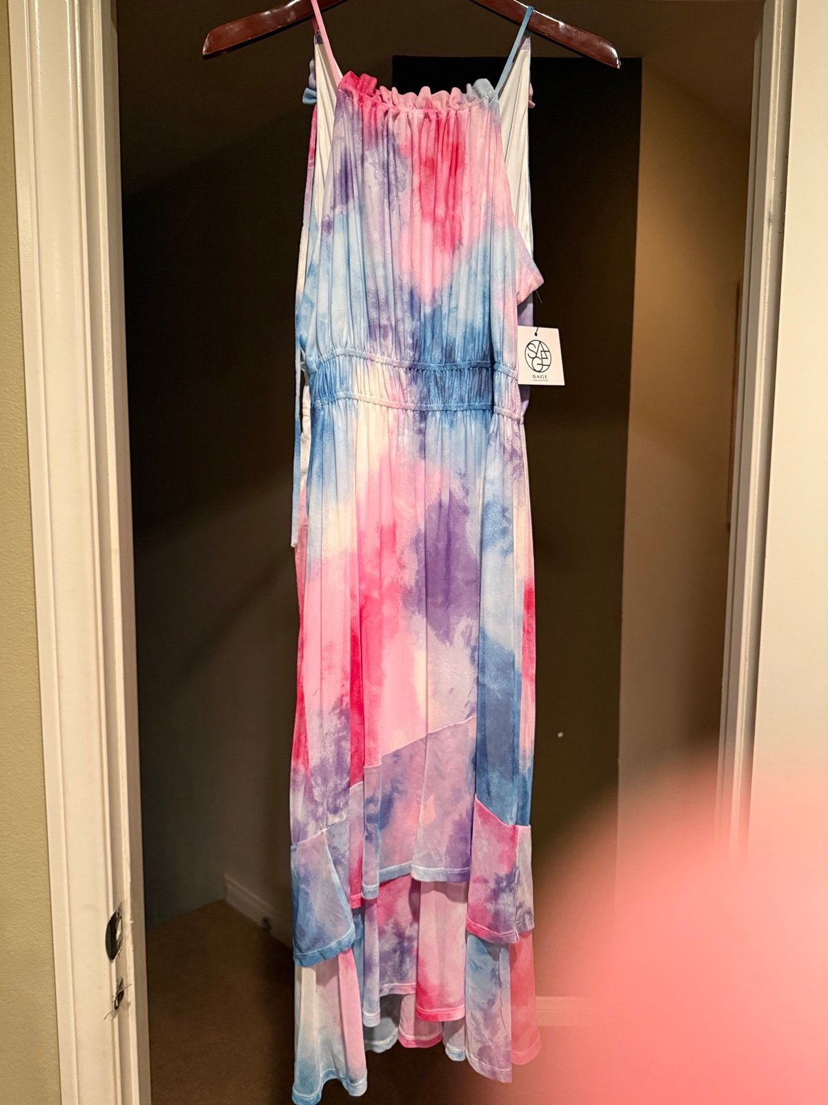 NWT Sage Collective Tie dye inspired dress size 4 NWT