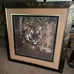 Home Interior Tiger Picture (large) with Black and Gold Frame