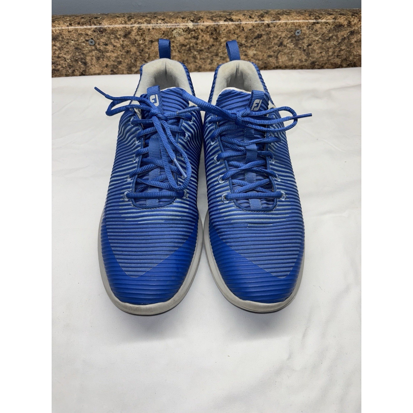 FOOTJOY FLEX XP Spikeless Men's Golf Shoes Color BLUE Size 9.5M / 56252