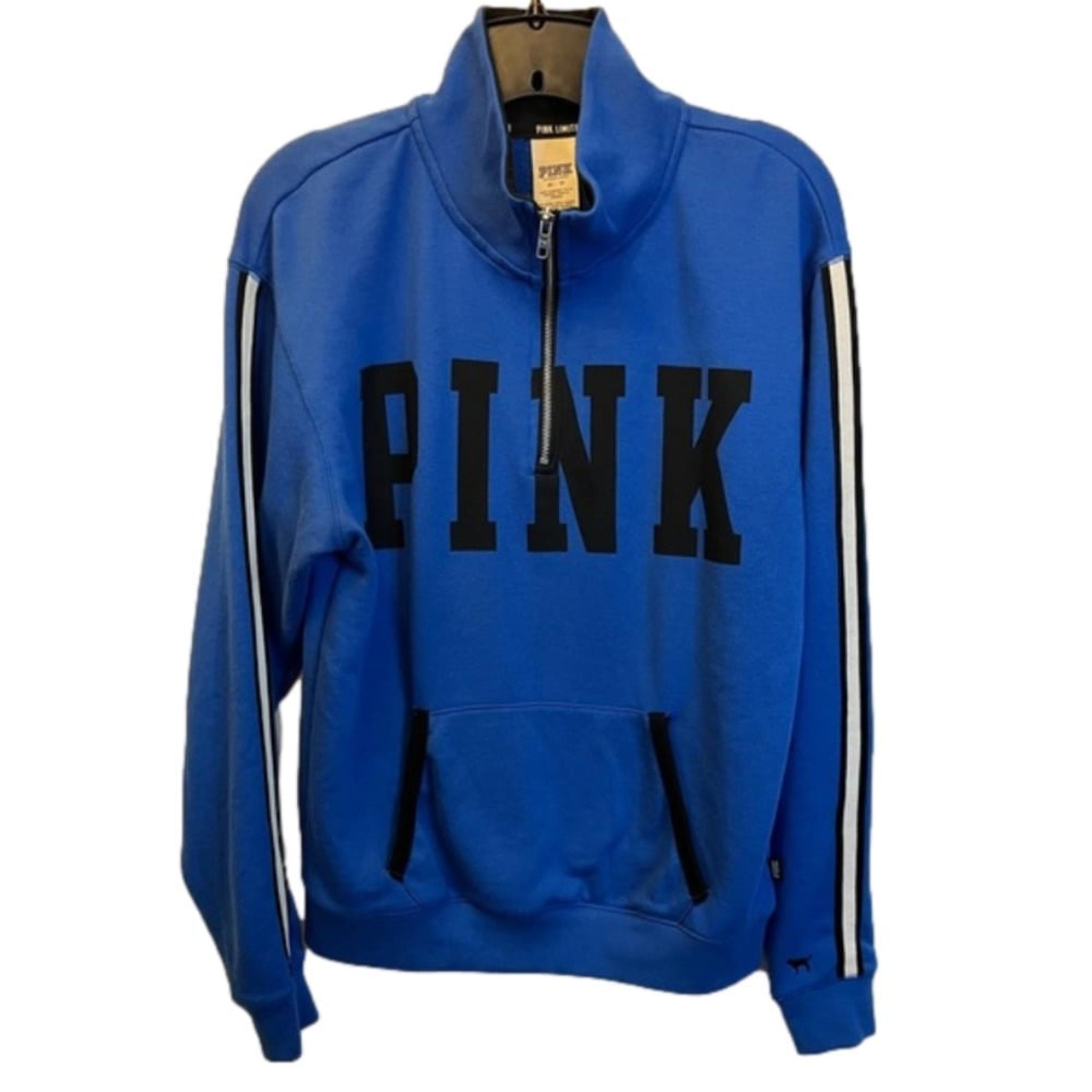 Victoria's Secret Pink Limited Edition Women's Size XS Oversized 1/4 Zip Sweater