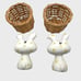 Vintage 1958 Holt Howard Bunnies in Baskets Shakers