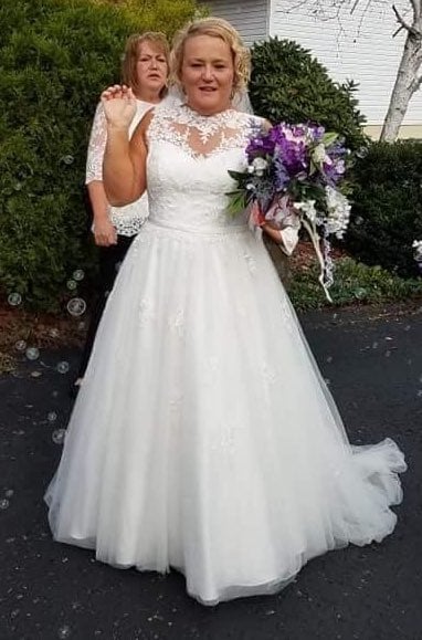 plus size wedding dress