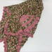 Handmade Matching Baby Green and Pink Cozy Crochet Knit Blanket and Hat Set