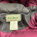 L.L. Bean VTG Black Down Hooded Coat Jacket Size XL Regular