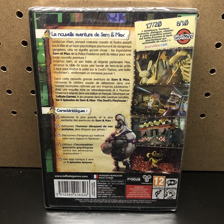 SAM & MAX Devil’s Playhouse Brand New Sealed RARE Europe Variant - detail