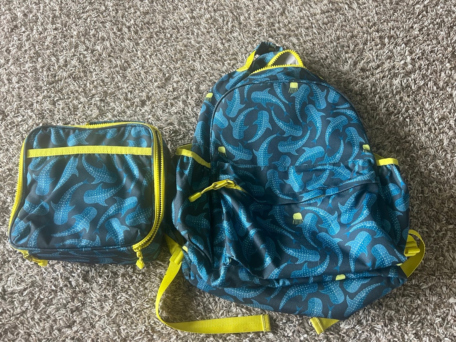 crate and barrel kids backpack and lunch box