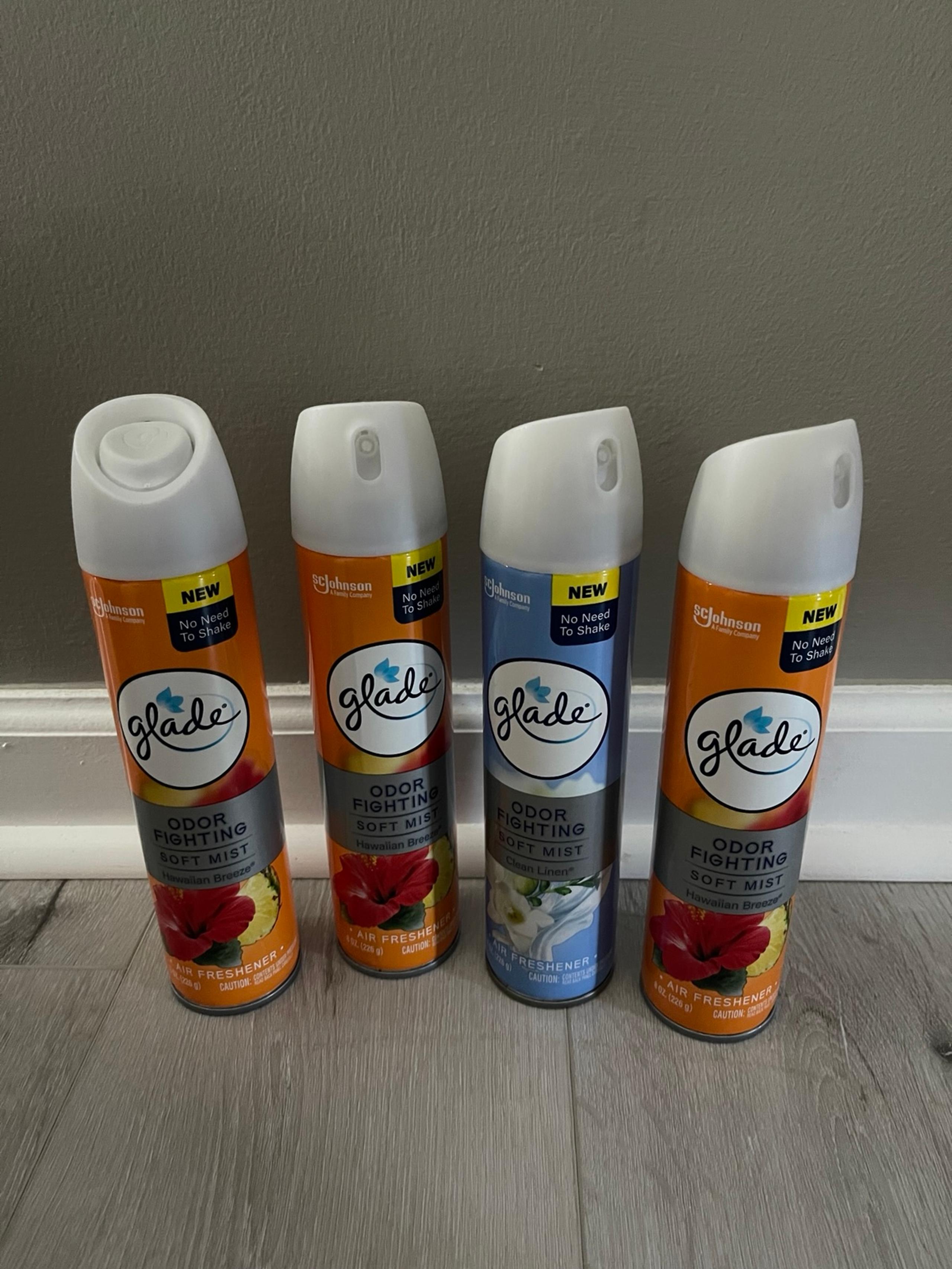 4 BRAND NEW GLADE AIR FRESHENERS