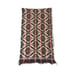 Vintage Hand Woven Geometric Table Runner Rectangular Thick Yarn Red Green Beige