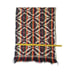 Vintage Hand Woven Geometric Table Runner Rectangular Thick Yarn Red Green Beige