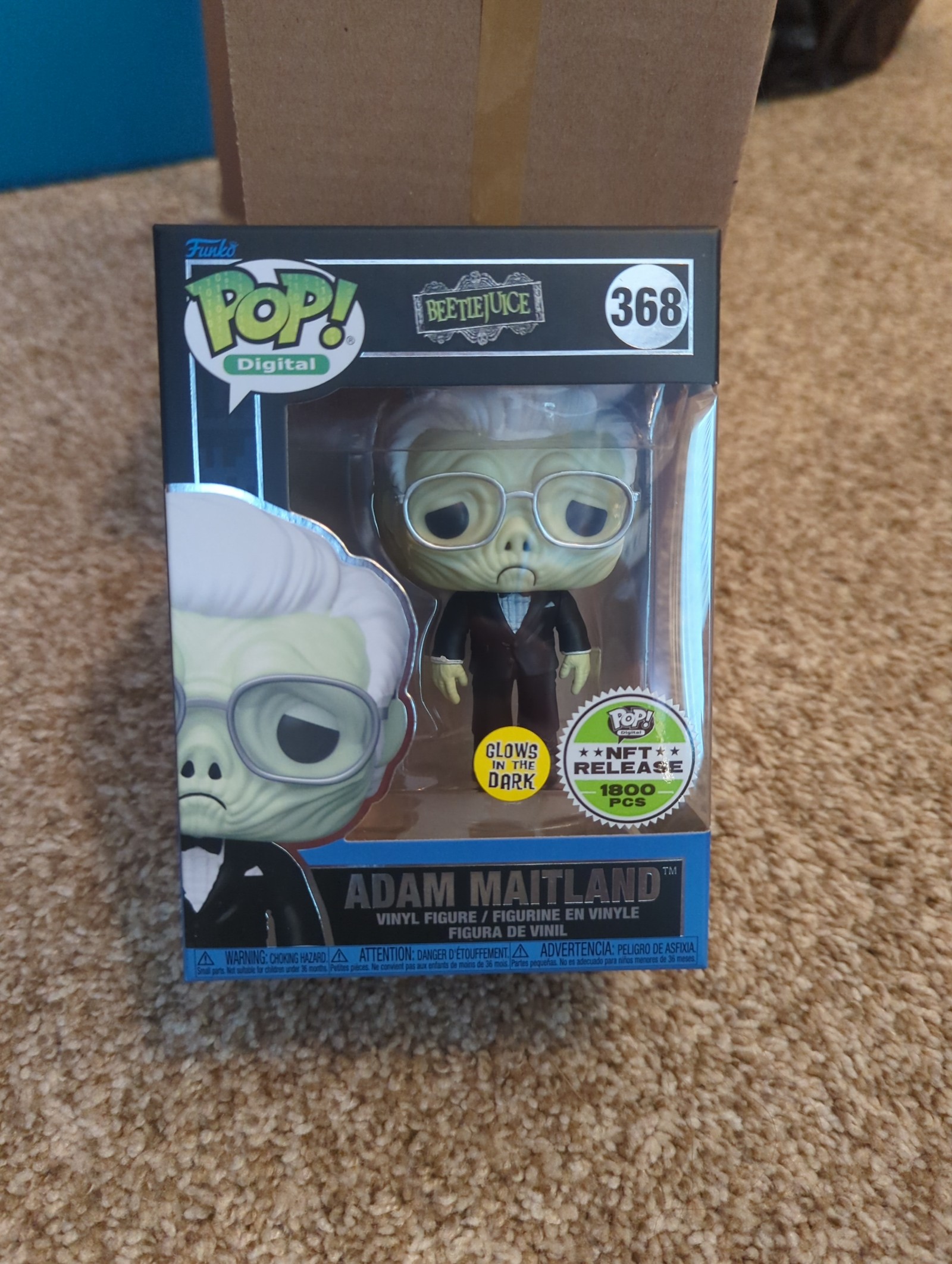 Beetlejuice - Adam Maitland NFT Funko Pop 1800 PCS.
