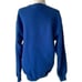 Walt Disney World Vintage Blue Sweater Fleece Lined Sweatshirt SZ M