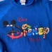 Walt Disney World Vintage Blue Sweater Fleece Lined Sweatshirt SZ M