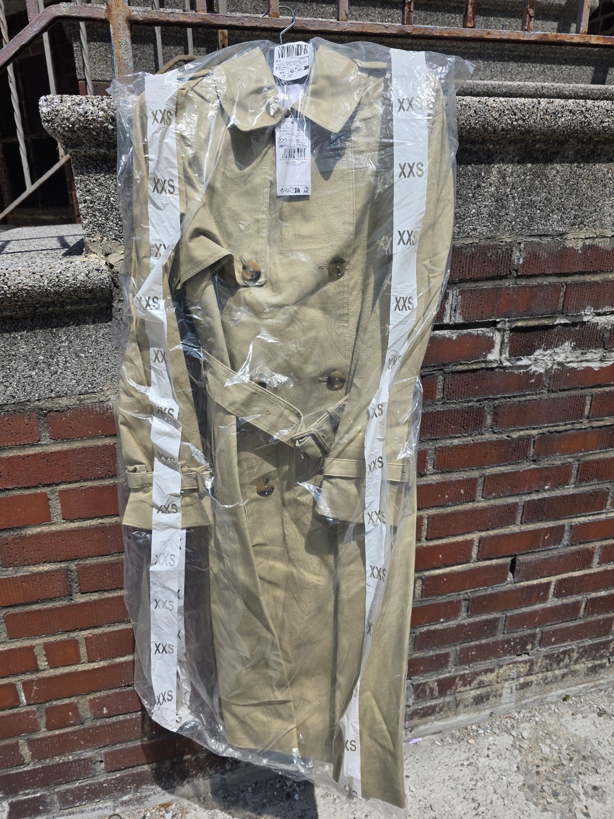 MANGO POLANA TRENCH COAT XXS