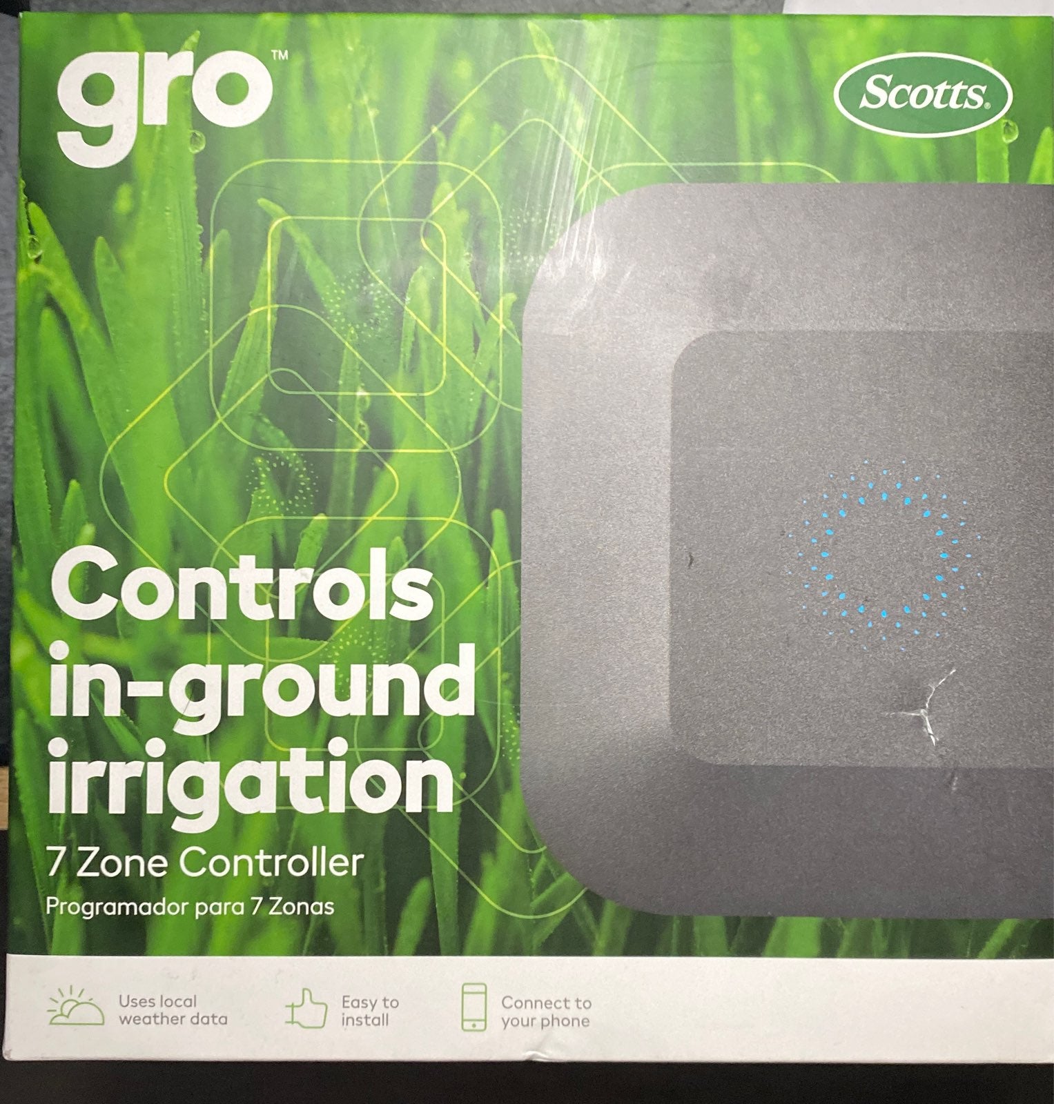Scotts GRO 7 Zone Controller from Scotts-2nd Generation Smart Watering Sprinkler