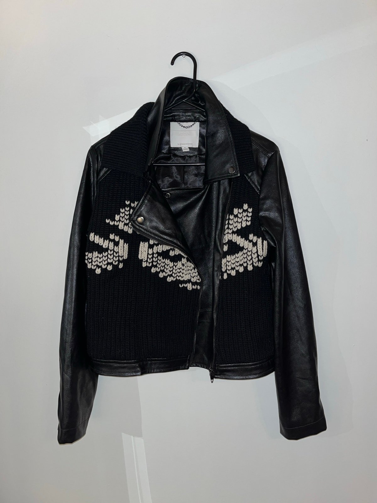 Anthropologie Ett Twa Moto Jacket- Size Medium
