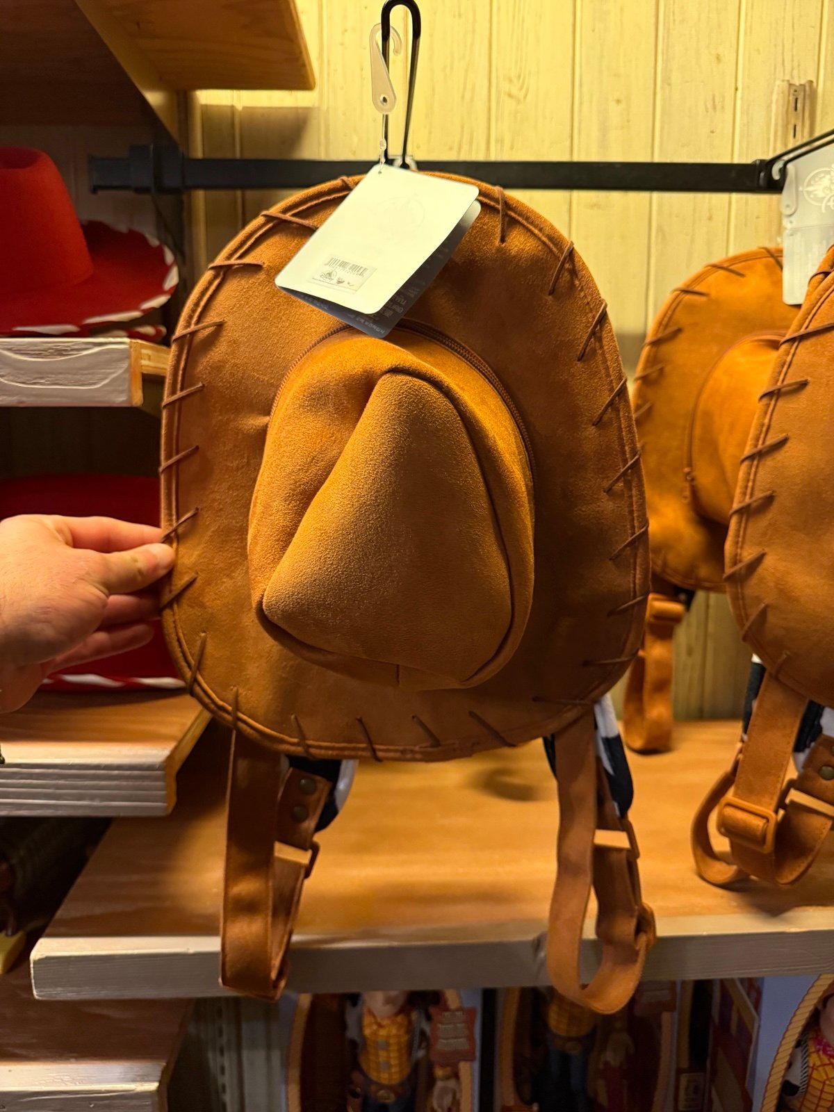 Disney Parks 2024 Toy Story Woody Hat Backpack