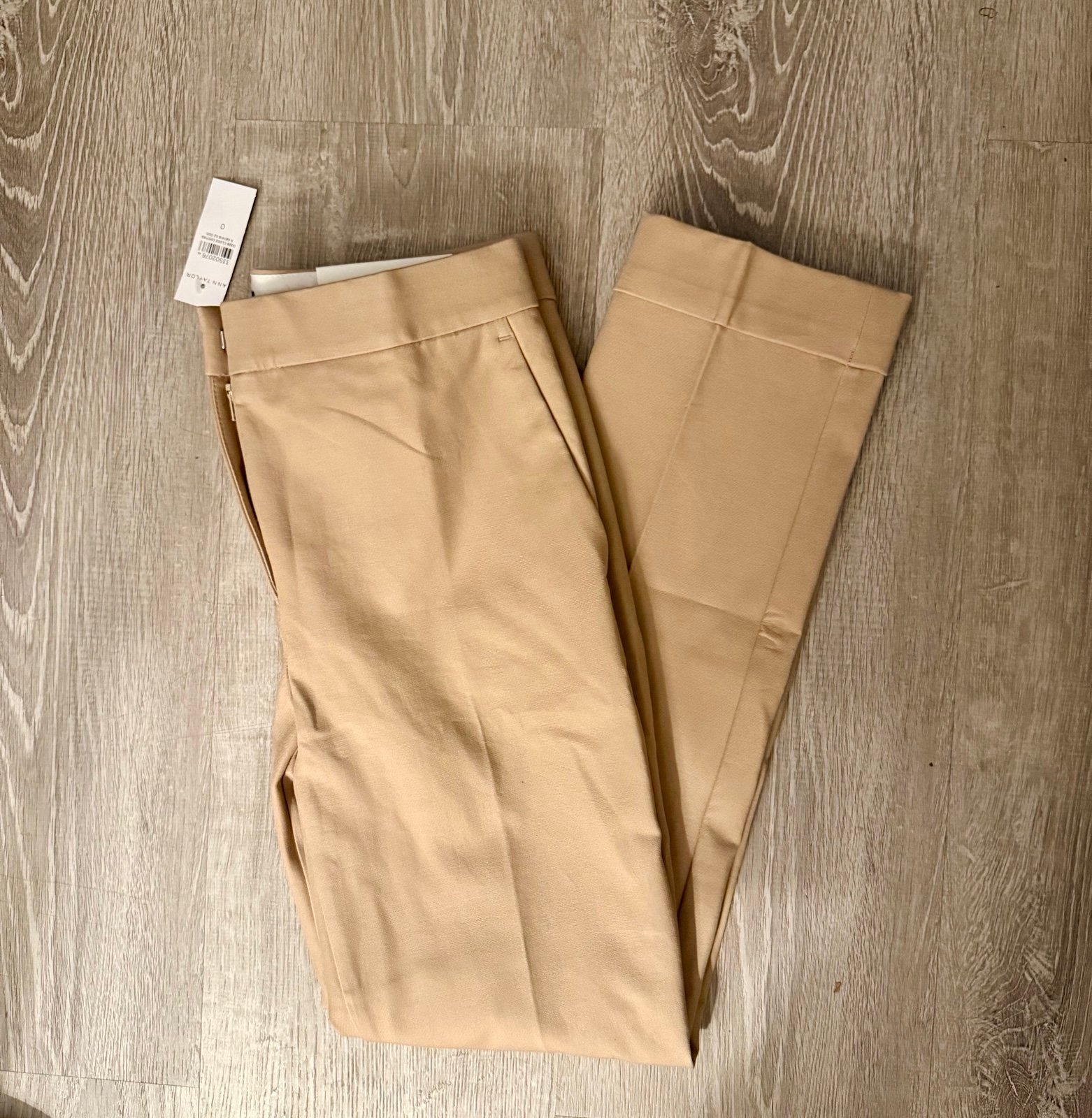 Ann Taylor High Rise Eva Ankle Pant - Cappuccino Tan