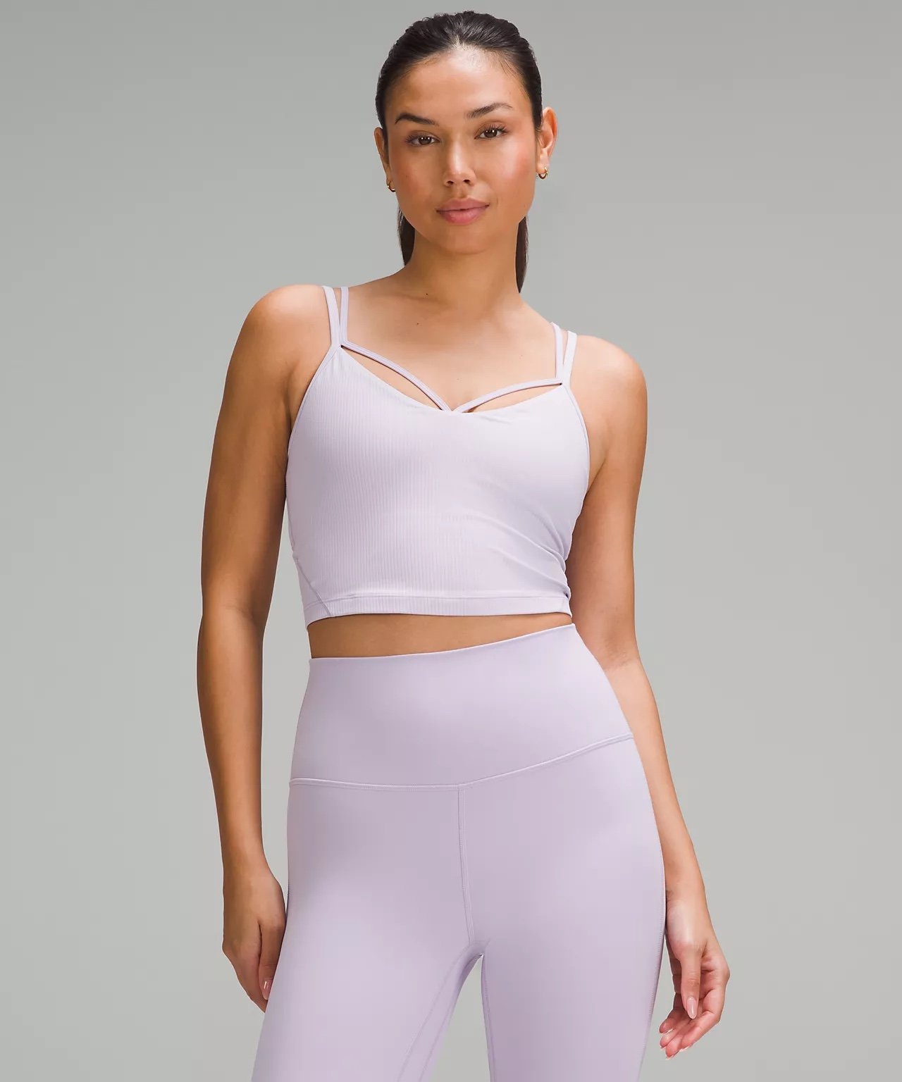 Lululemon Size 2 lululemon Align Strappy Ribbed Tank Top, Lilac Ether, NWT