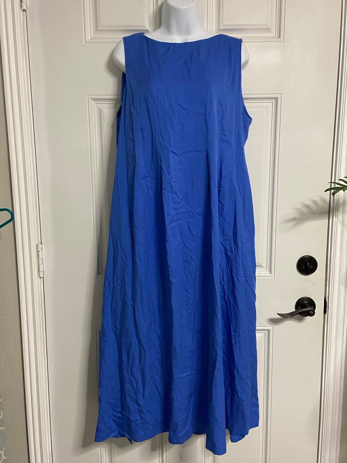 D4- J. McLaughlin LYOCELL French Blue BOYLE Midi Dress
