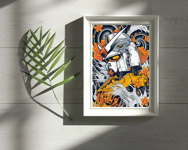 Gundam game poster home decor 24x36 inchs