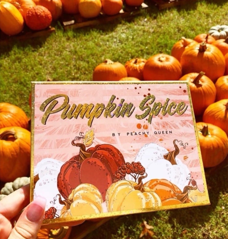 Peachy Queen Pumpkin Spice Eyeshadow Palette