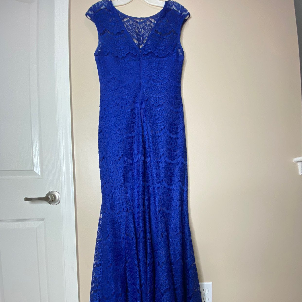 Royal Blue Lace Dress