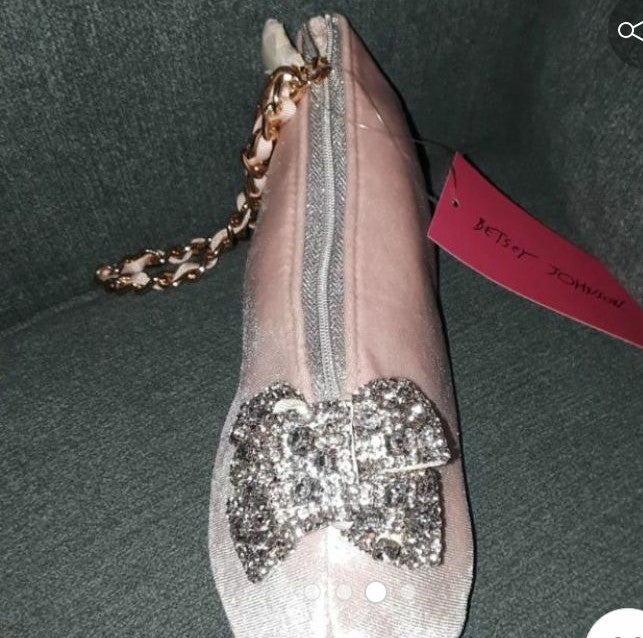 Betsey Johnson Ballet Shoe Clutch