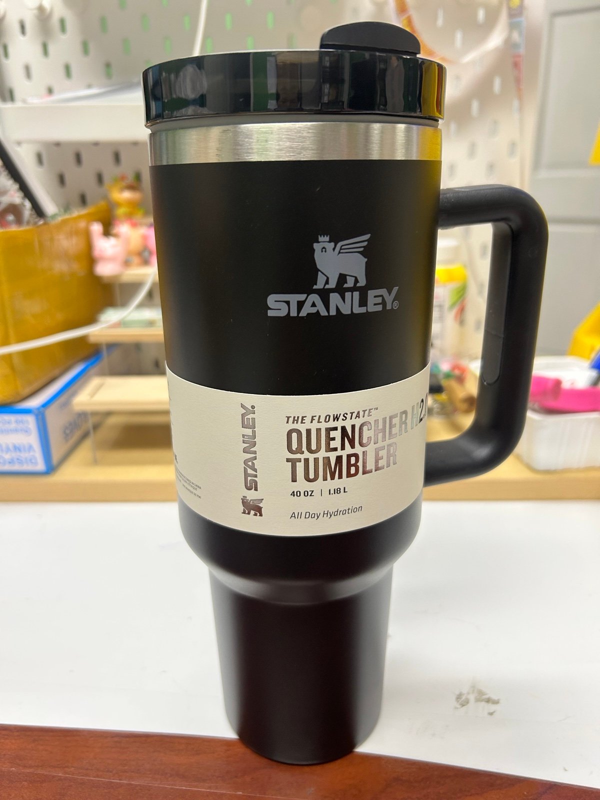 stanley 40oz tumbler black