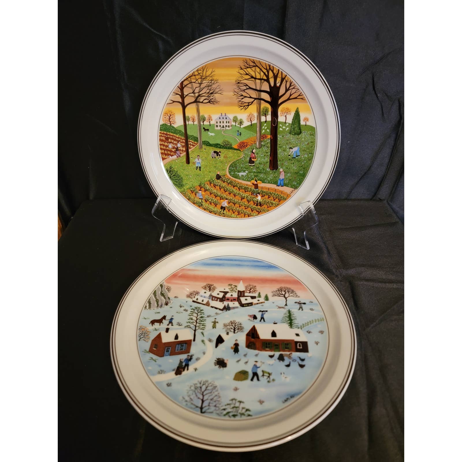 Design Naif Villeroy & Boch Four Seasons Plate Set