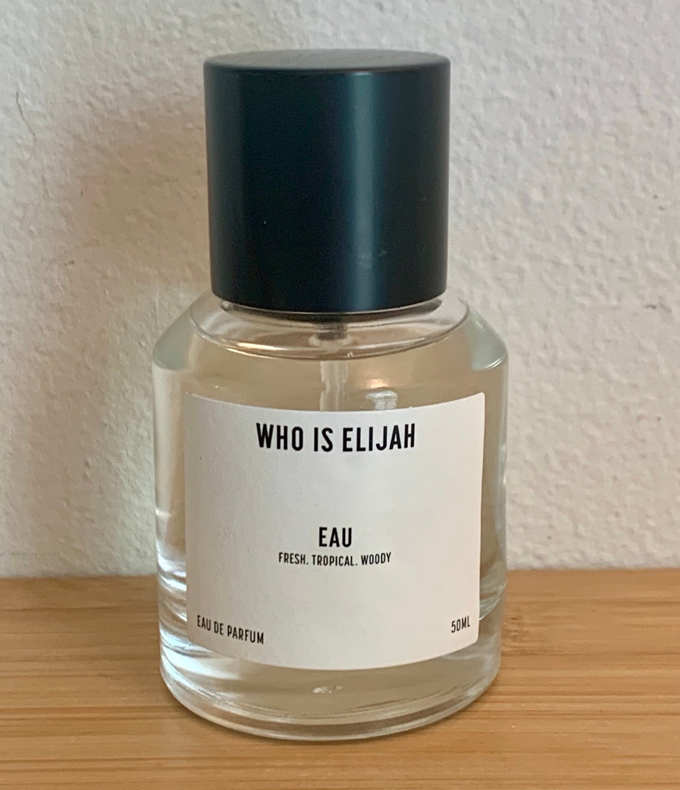 Who Is Elijah EAU Eau de Parfum 50 ml Fragrance Like New No Box