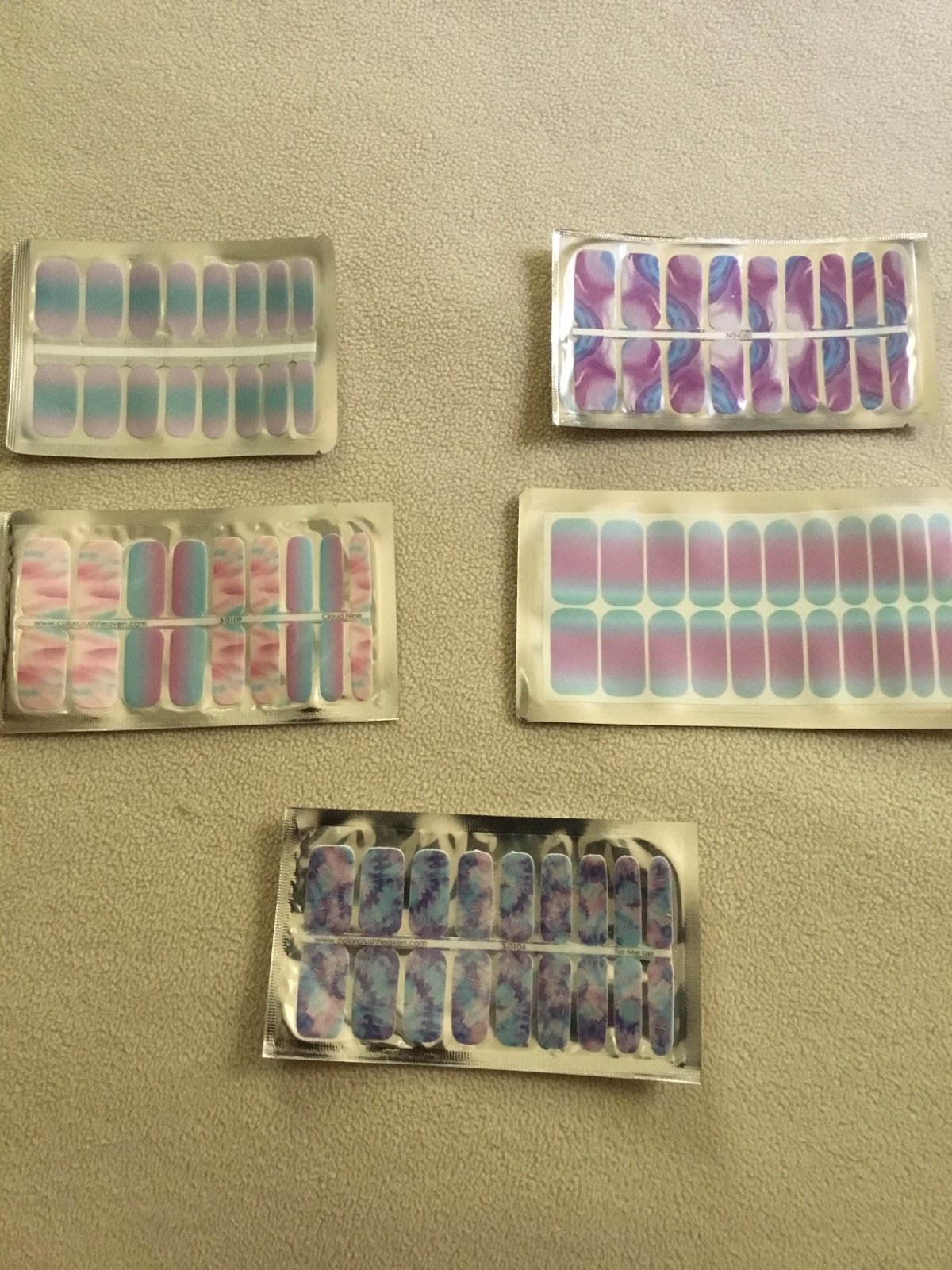 Color Crush Heaven nail strips
