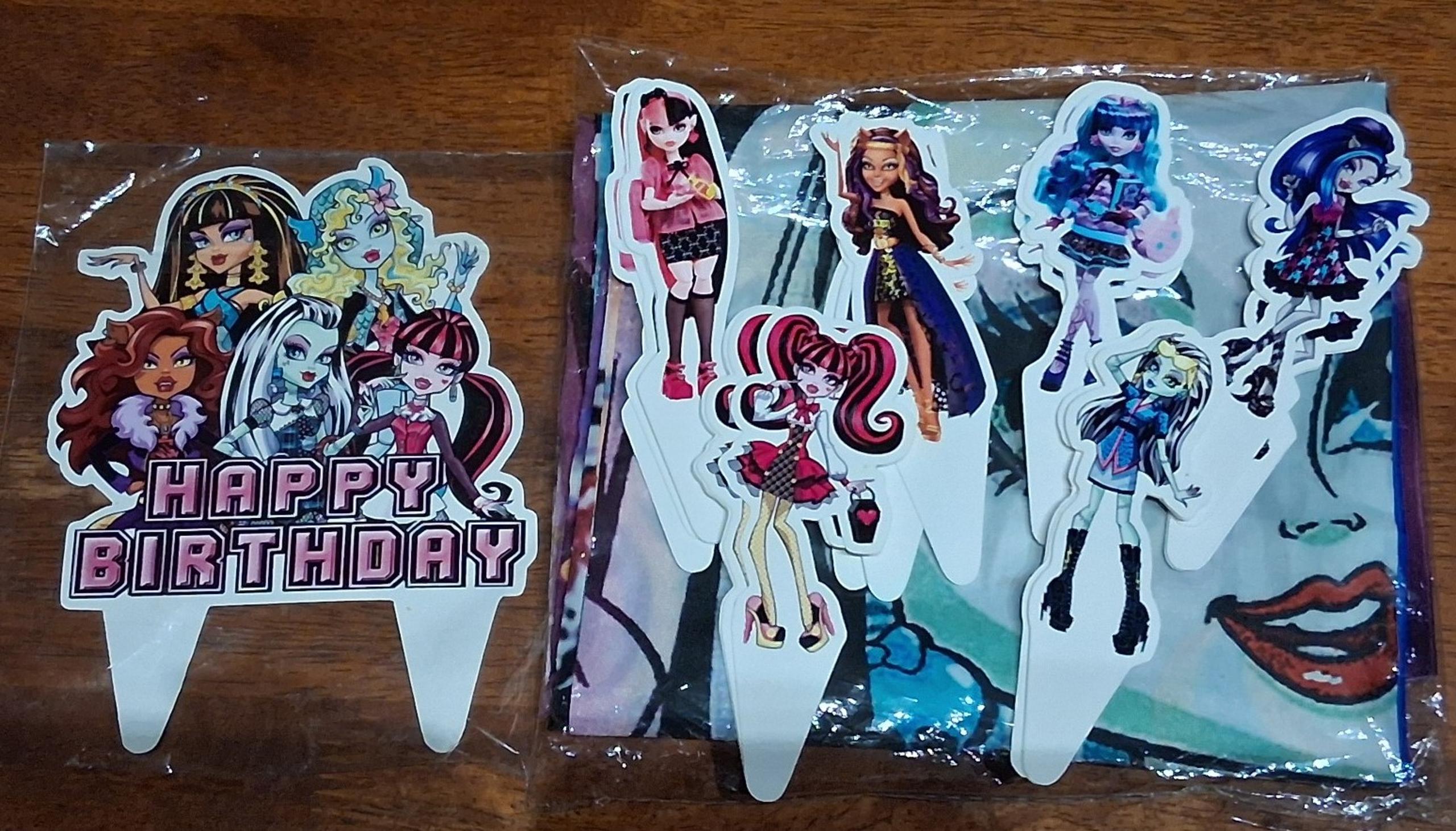 Happy Birthday Monster High Party Supply  Decorations.