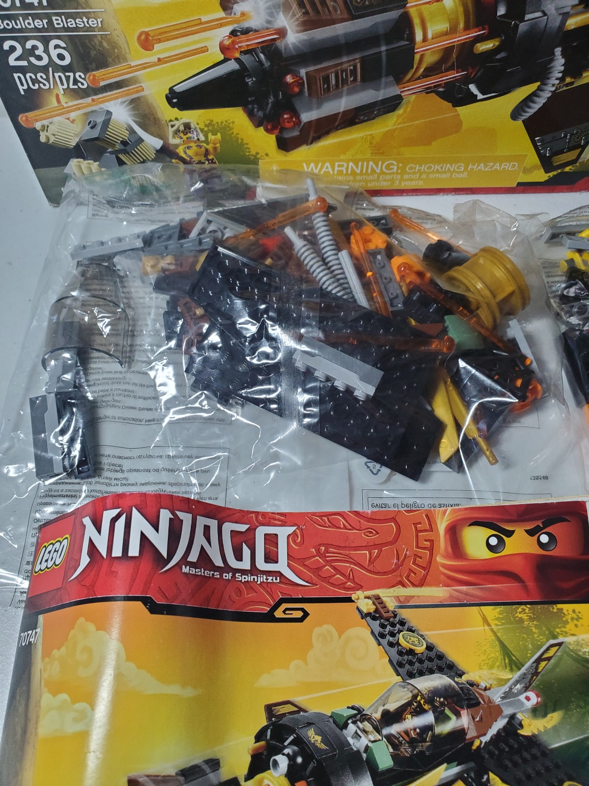 Lego Ninjago Masters of Spinjitzu #70747 Boulder Blaster SEALED BAGS No Sticker shops