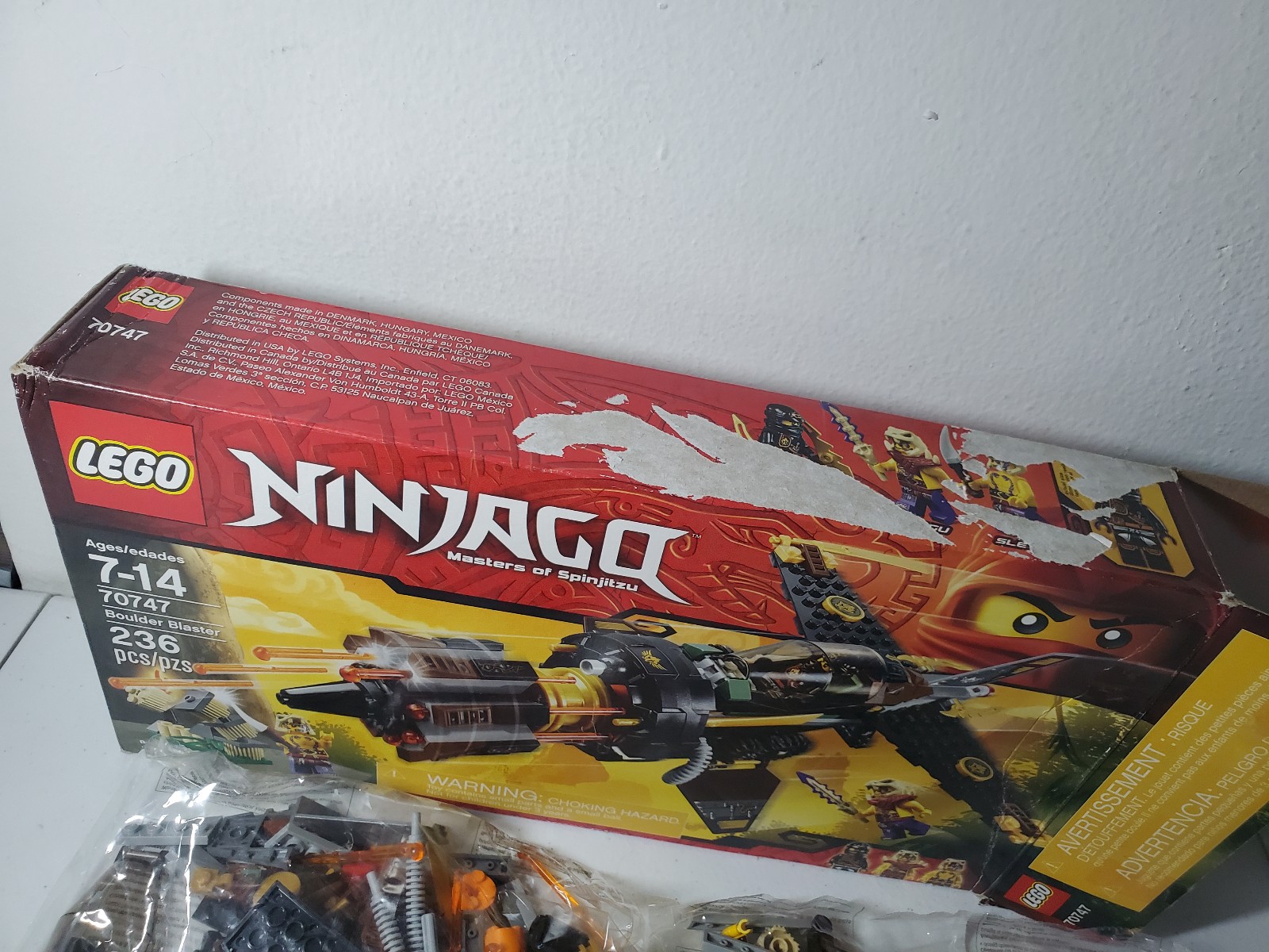 Lego Ninjago Masters of Spinjitzu #70747 Boulder Blaster SEALED BAGS No Sticker shops