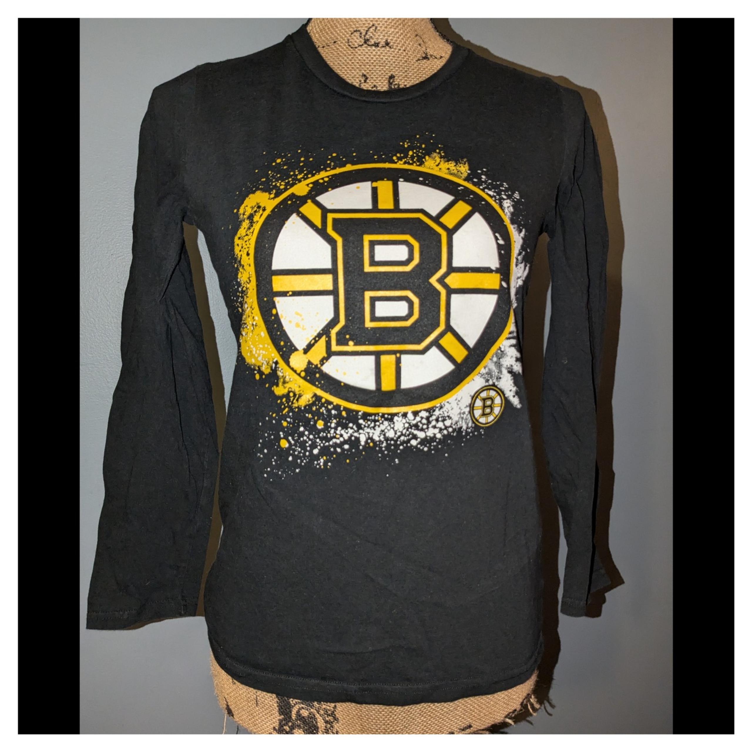 Boston Bruins Shirt Medium NHL Long Sleeve