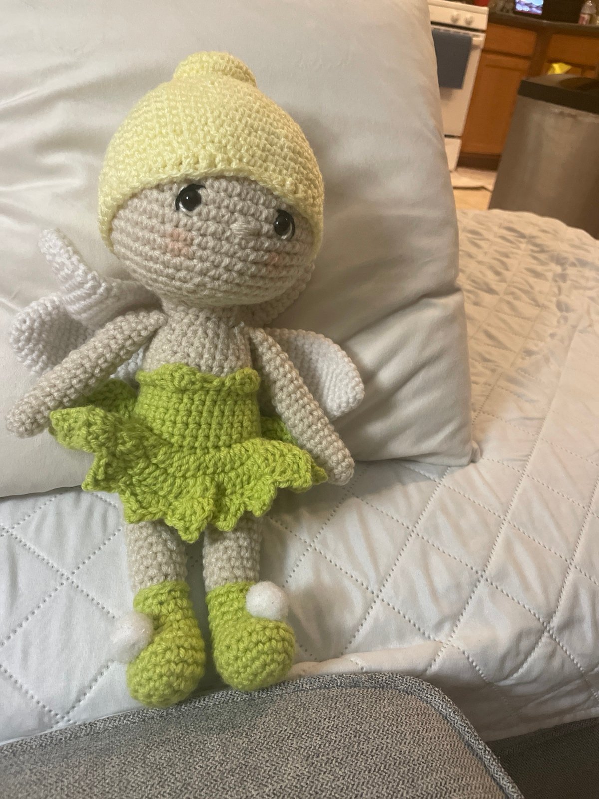 100% handmade Crochet doll