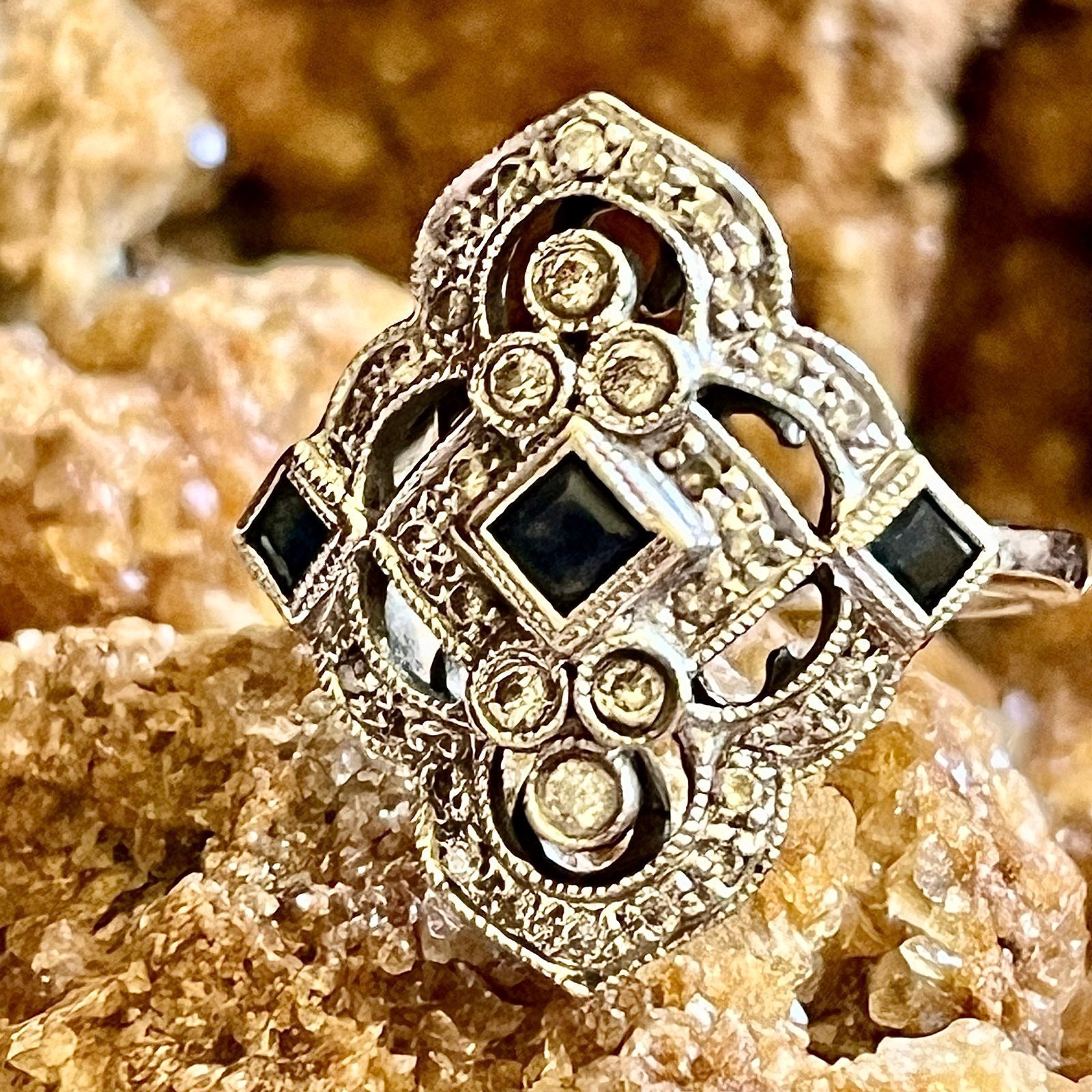 Vintage Art Deco 14k Gold Ring