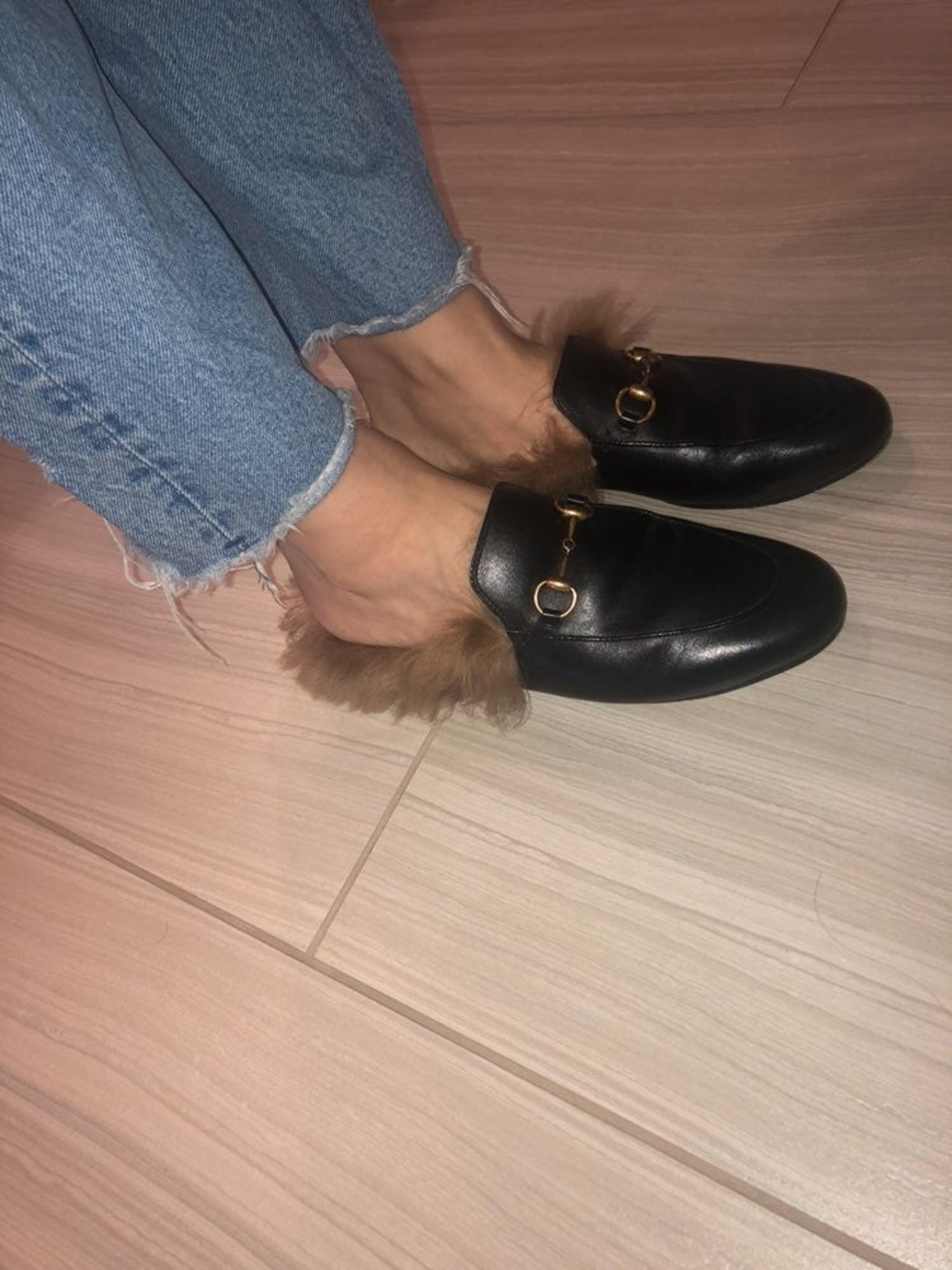 Gucci Princetown Mules with fur