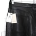 AGOLDE 90s Pinch Waist Recycled Leather Pants Detox Black Straight Leg NEW Sz 32