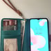 PHONECASE+MASK. NL Signature Print Phone Case with matching print face mask.