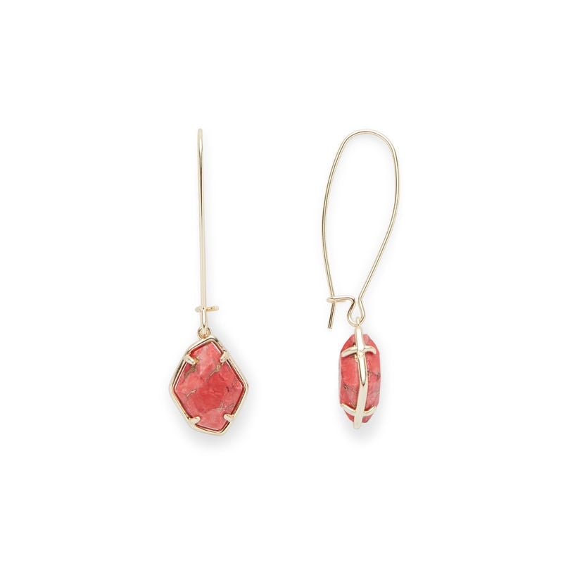 Kendra Scott Ellington silver tone earrings