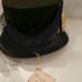 Gold skull and lace hat