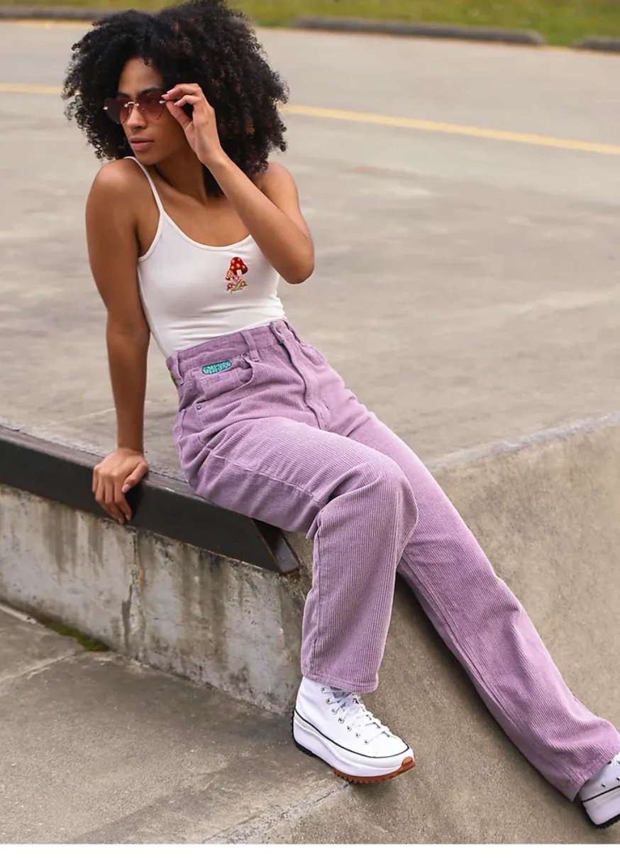 Empyre Tori Seafog Corduroy Skate Pants