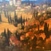 Tuscan Castle by Philip Craig Landscapes Gallery Wrapped Canvas Giclee Art Small