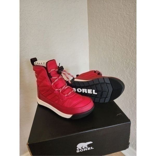 SOREL Whitney II Short Waterproof Insulated Boot, Toddler Size 12, Red, NWT