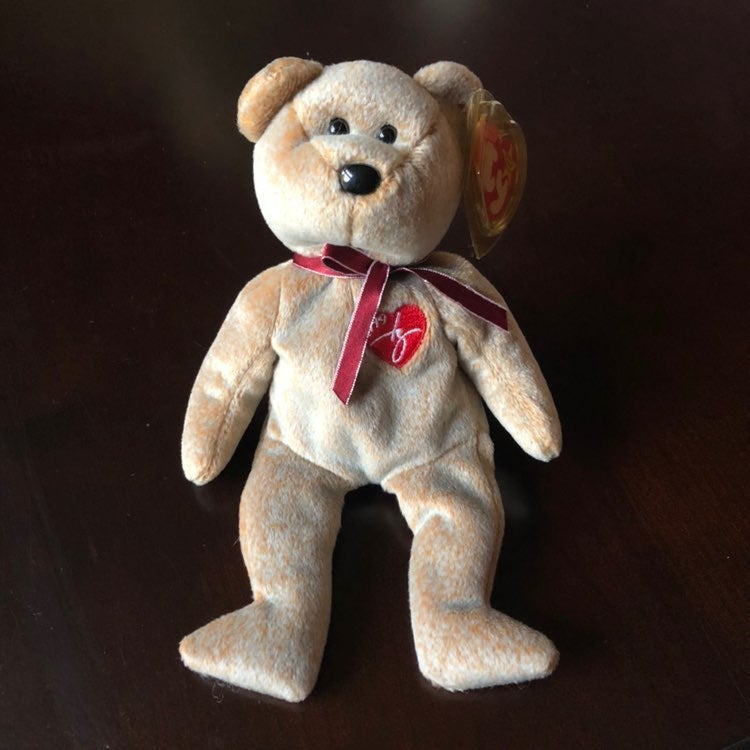 RARE 1999 Ty Beanie Baby Signature Teddy