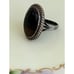 Vintage 70's Navajo Petrified Wood Sterling Ring Size 6.25