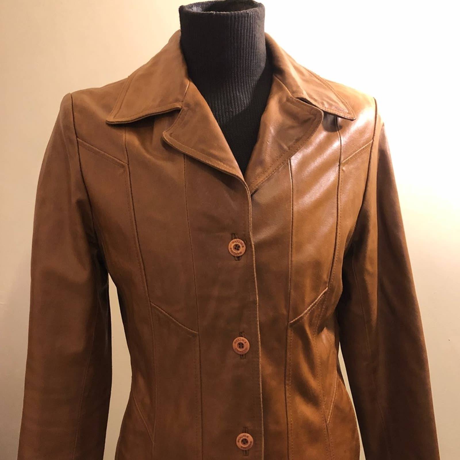 Maxima Ginuwine leather blazer size med
